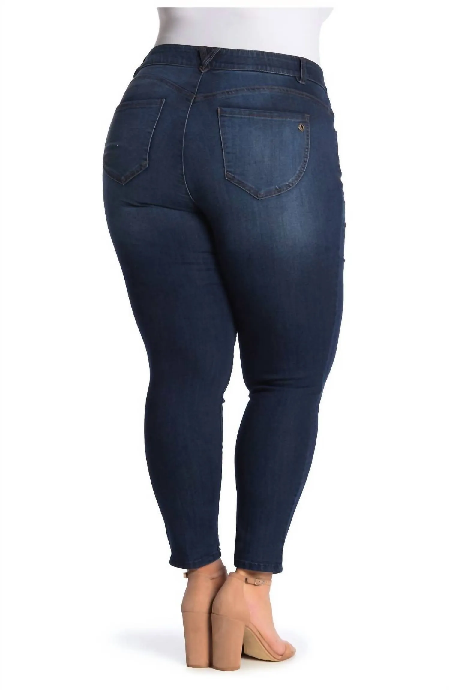 Ab Tech Ankle Crop Jean In Indigo