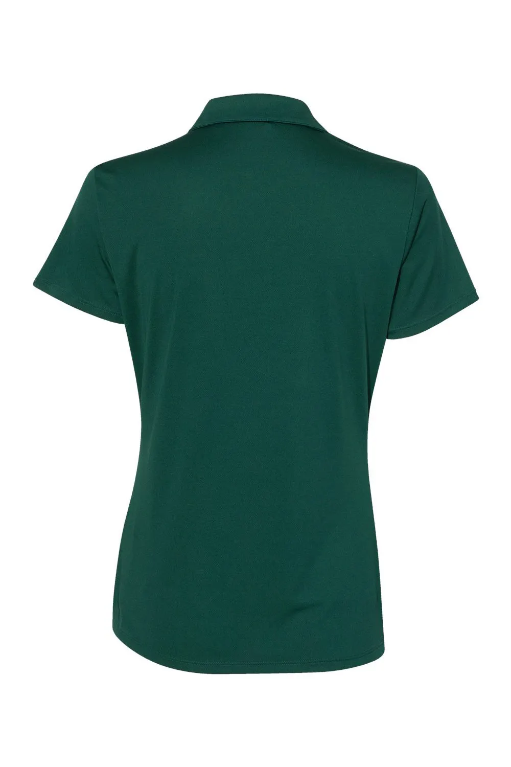 Adidas Womens Performance UPF 50  Short Sleeve Polo Shirt - Collegiate Green