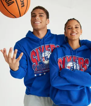Aeropostale Mens' Philadelphia 76ers Pullover Hoodie -  - Size XXL - Polyester - Teen Fashion & Clothing Blue Aeropostale