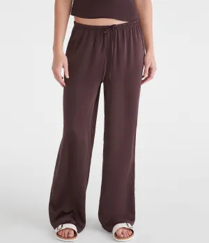 Aeropostale Satin Wide Leg Pants