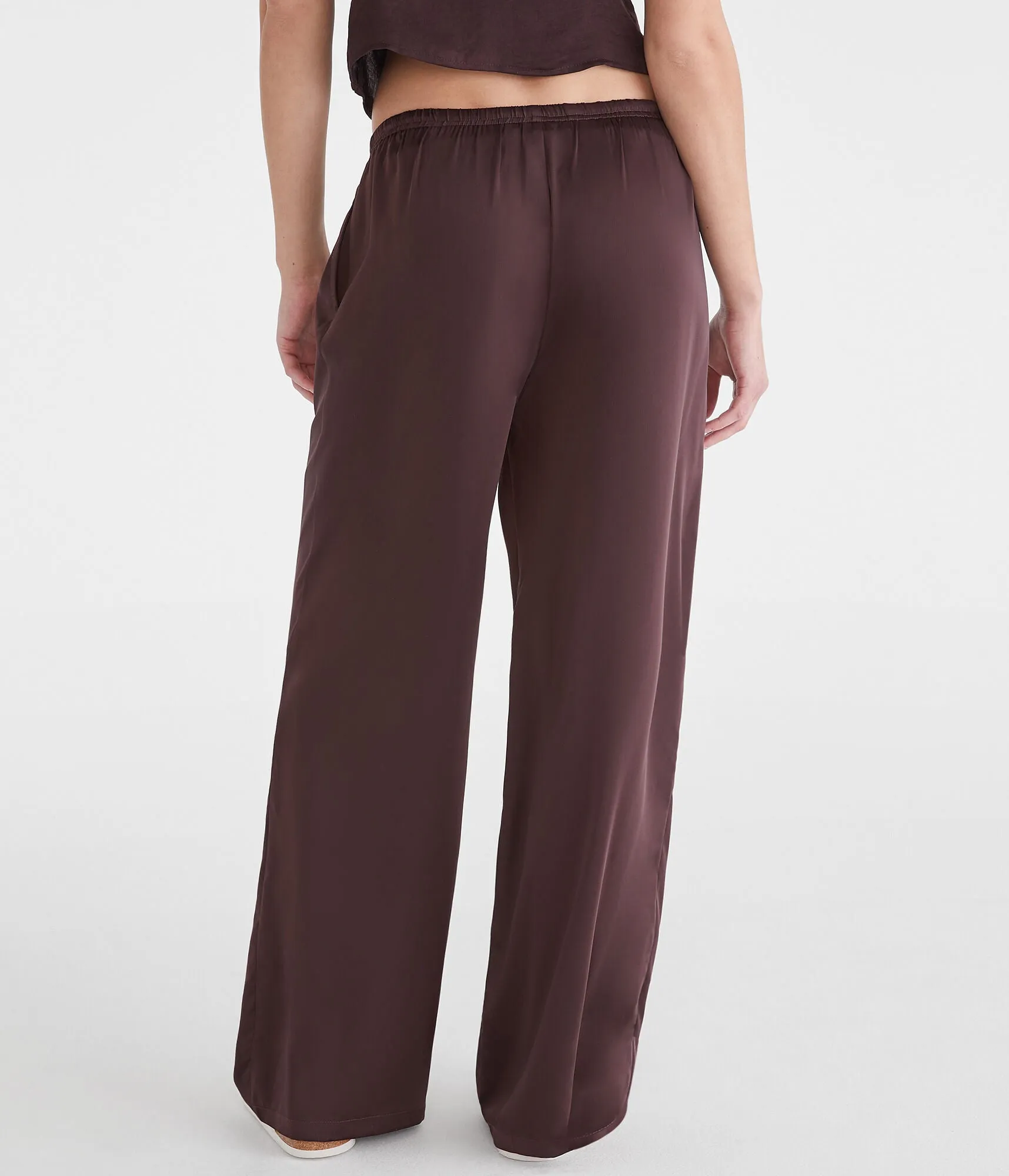 Aeropostale Satin Wide Leg Pants