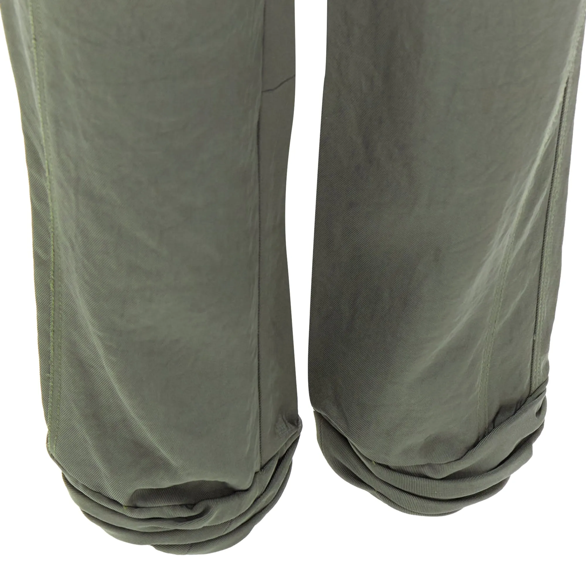Alexander Wang Twill Panelled Back Pockets Ruched Hem Safari Pants