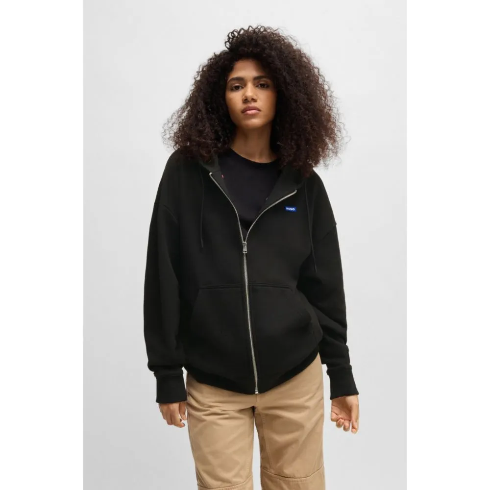 All-gender relaxed-fit hoodie in cotton terry