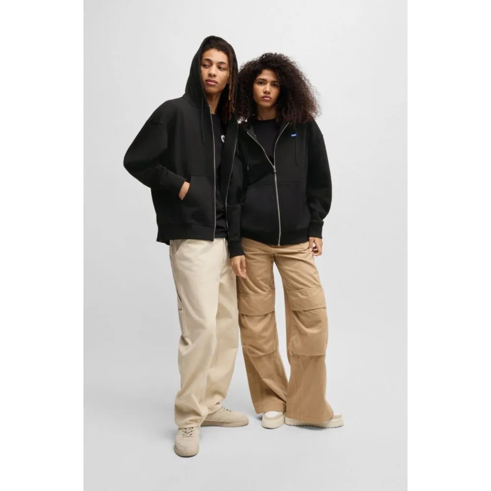 All-gender relaxed-fit hoodie in cotton terry