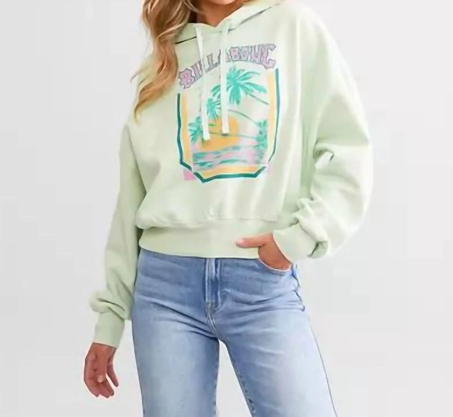 All Time Fleece Hoodie In Sweet Mint