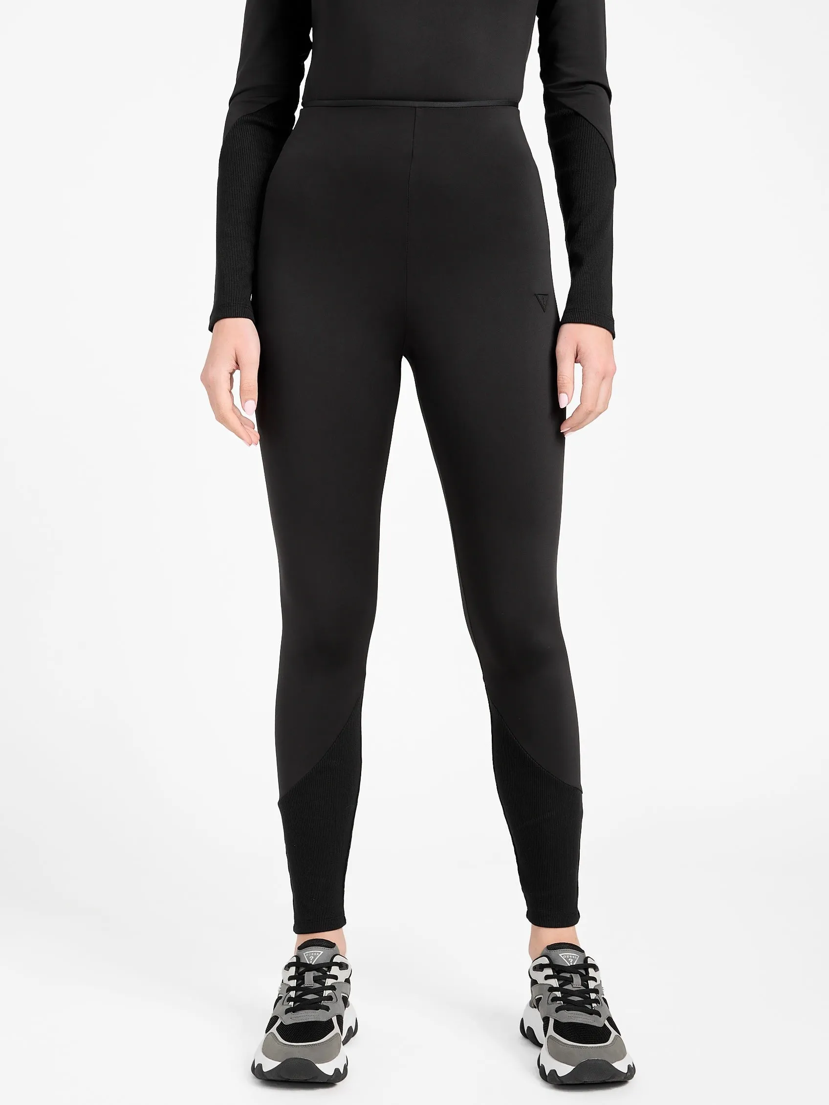Anais Ribbed Panel Leggings