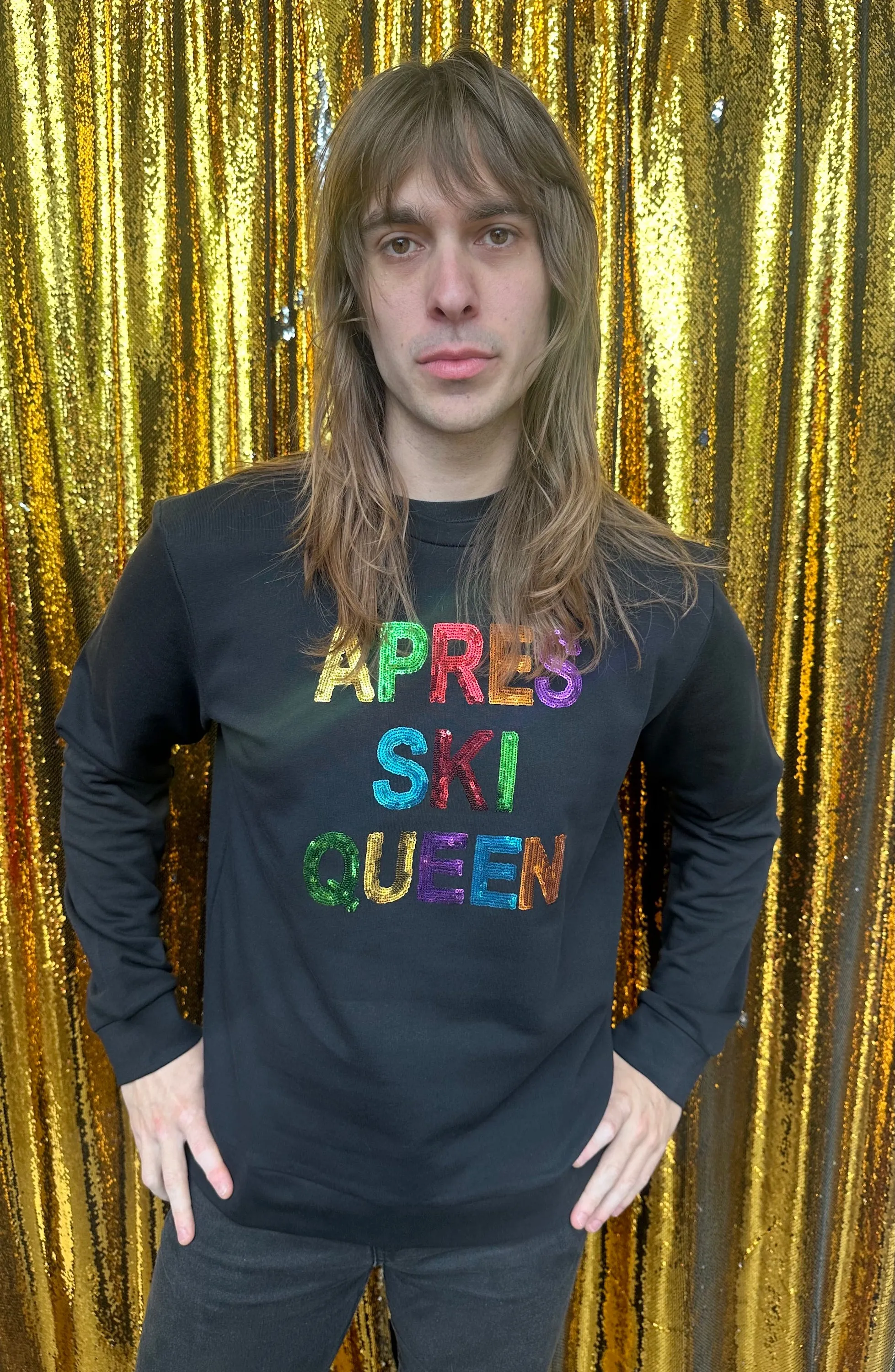 Any Old Iron Men's Aprés Ski Queen Sweatshirt