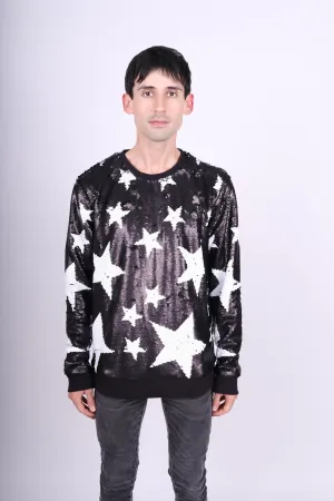 Any Old Iron Men's Sparkle Star Sweatshirt