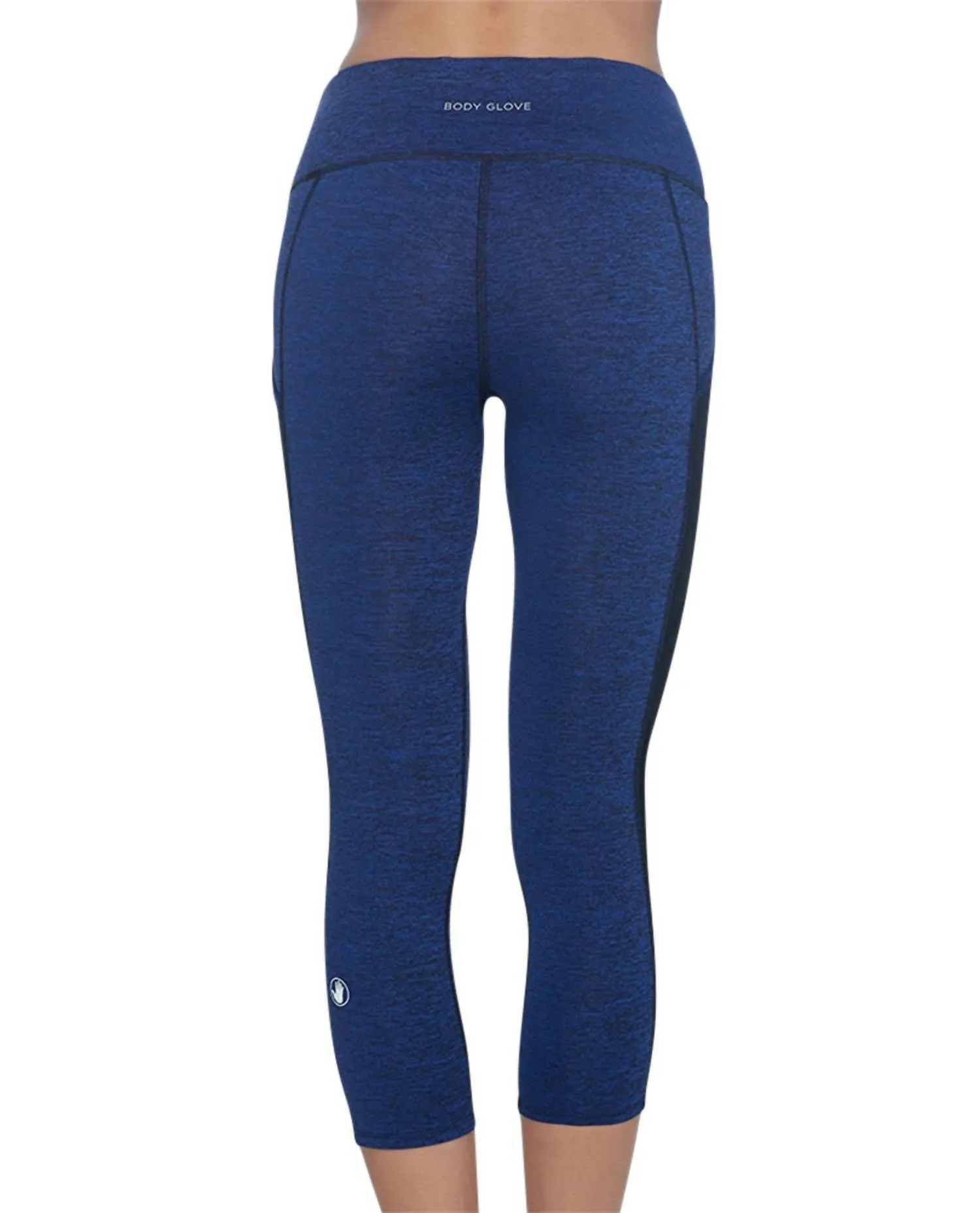 Apex Capri Leggings In Midnight And Black