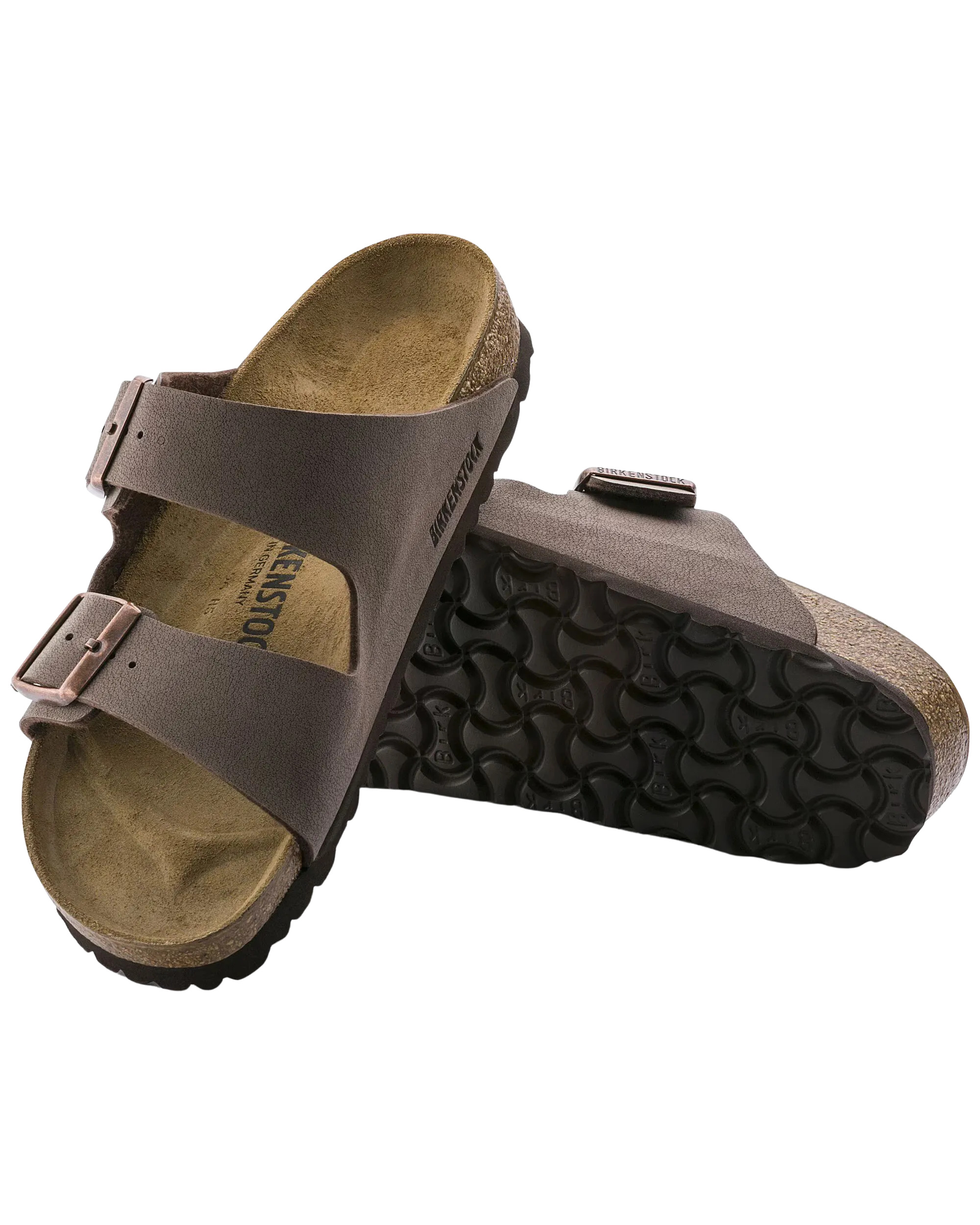 Arizona Birko Flor Sandals in Mocha