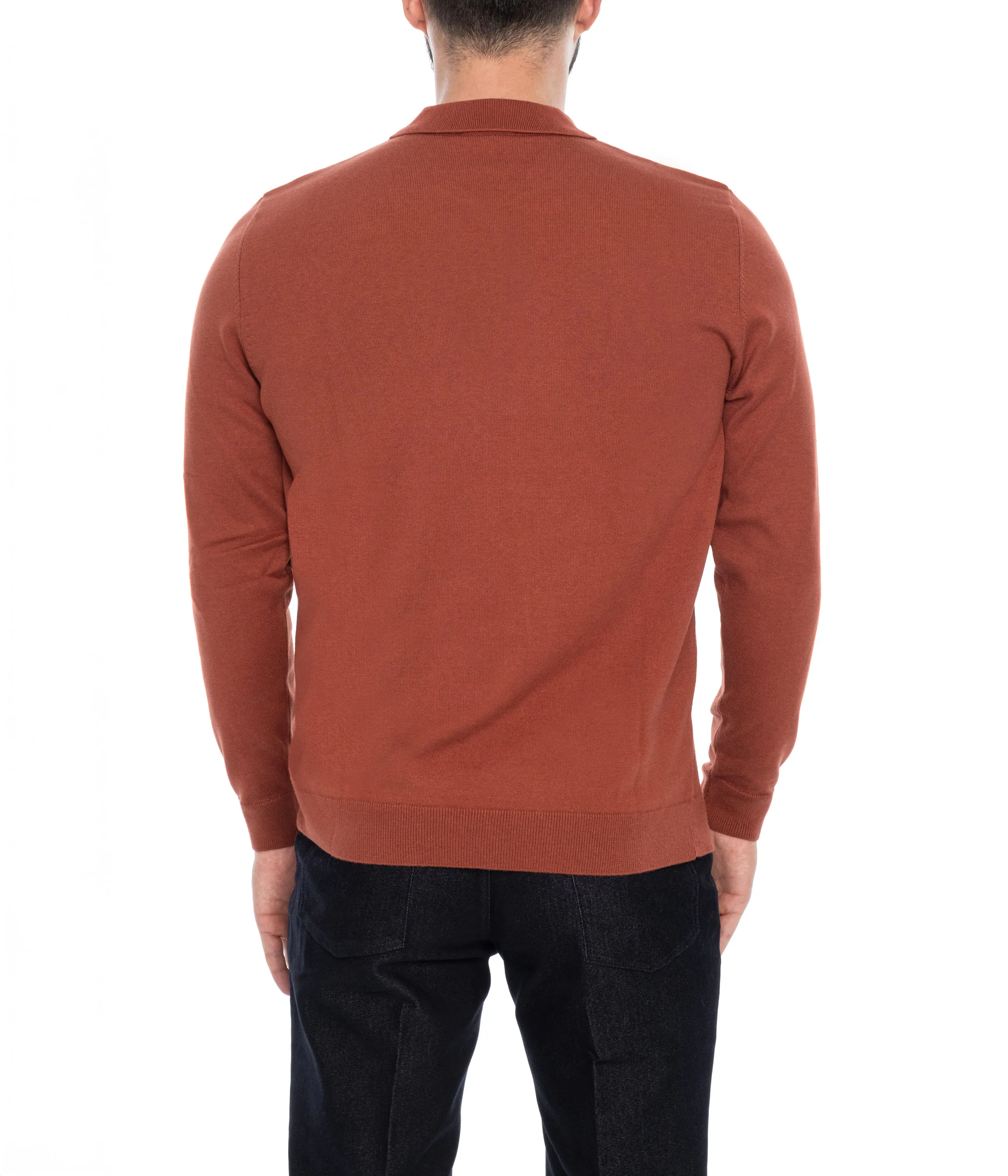 AUBURN POLO SWEATER