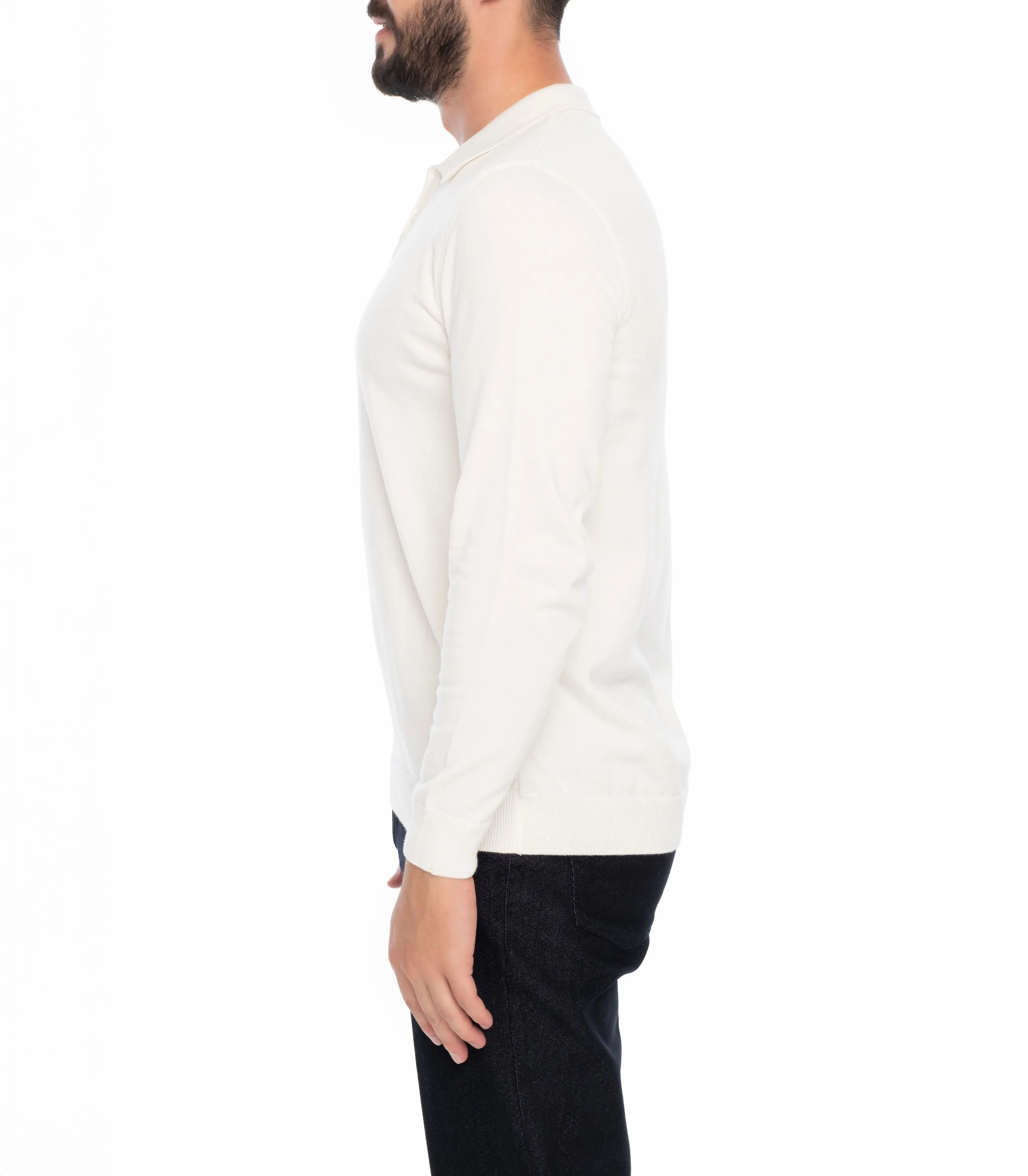 AUBURN POLO SWEATER