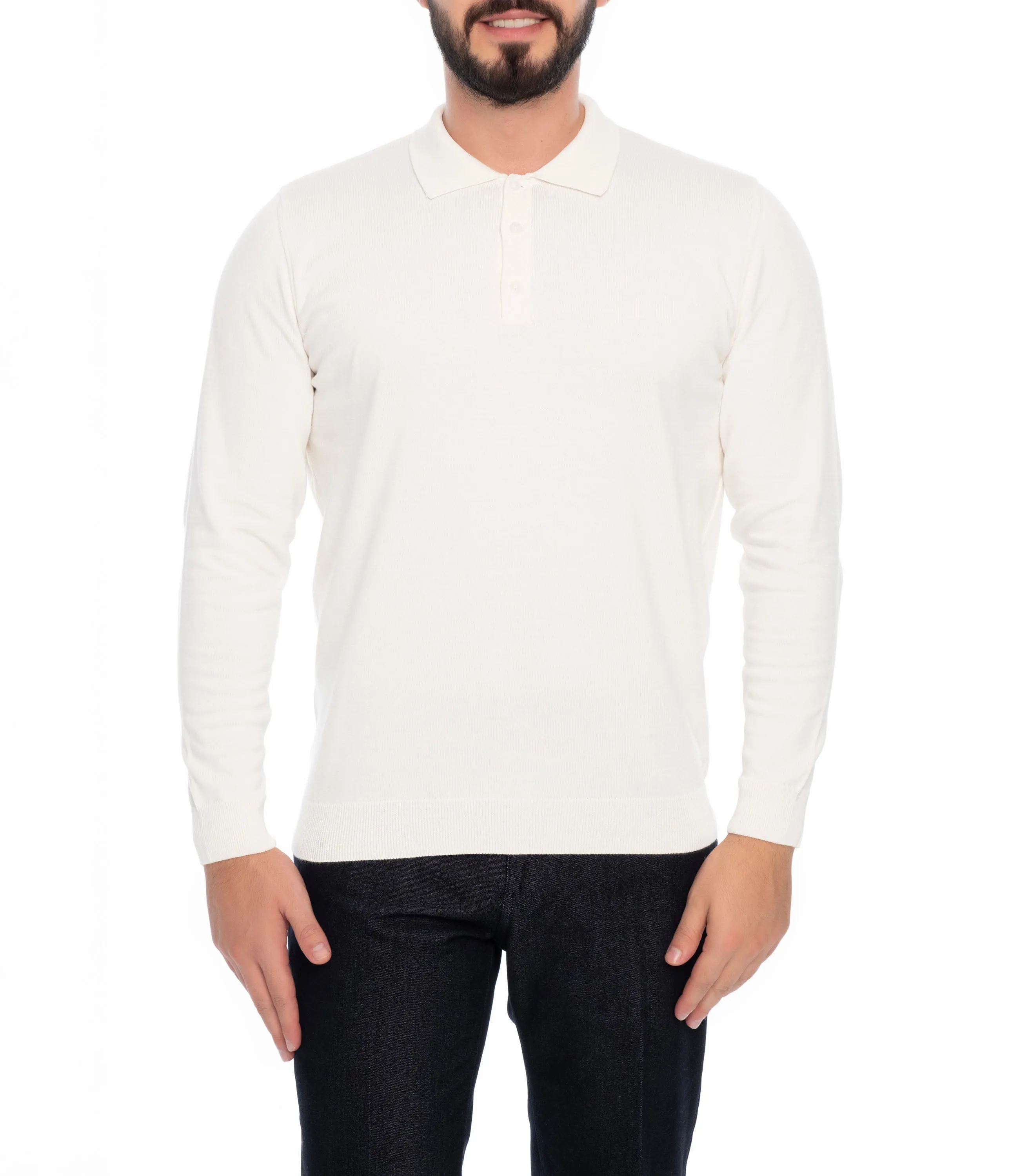 AUBURN POLO SWEATER