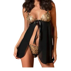 Babydoll Lingerie In Noir