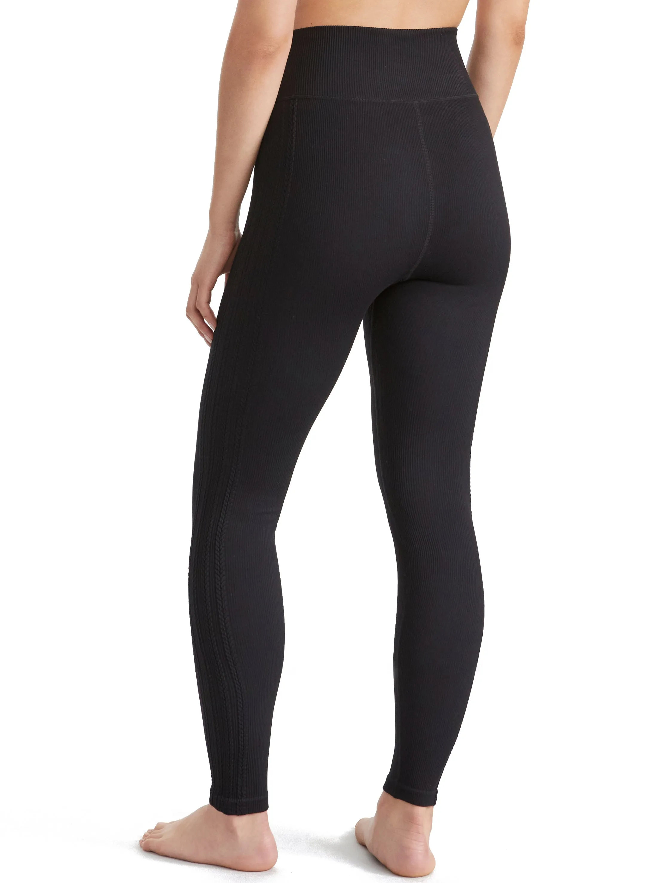 Bare Women's Cable Knit Seamless Leggings