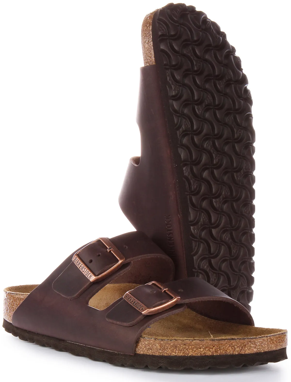 Birkenstock Arizona Bs In Brown | Narrow Fit Shoes Birkenstock