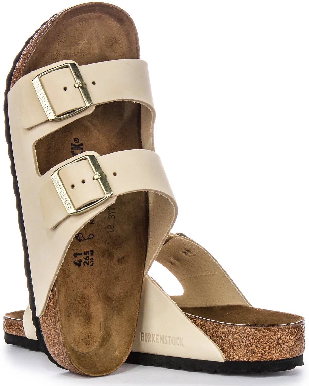 Birkenstock Arizona In Beige | Regular Fit Shoes Birkenstock