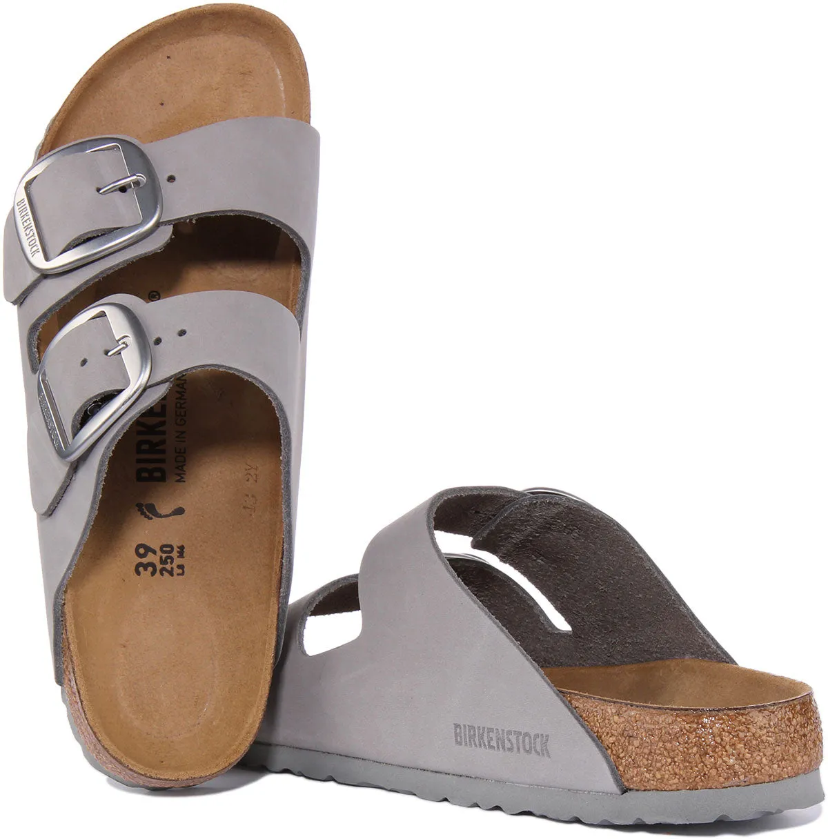 Birkenstock Arizona In Grey For Unisex | Narrow Fit Shoes Birkenstock