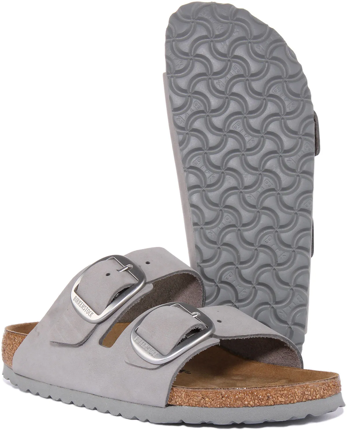 Birkenstock Arizona In Grey For Unisex | Narrow Fit Shoes Birkenstock