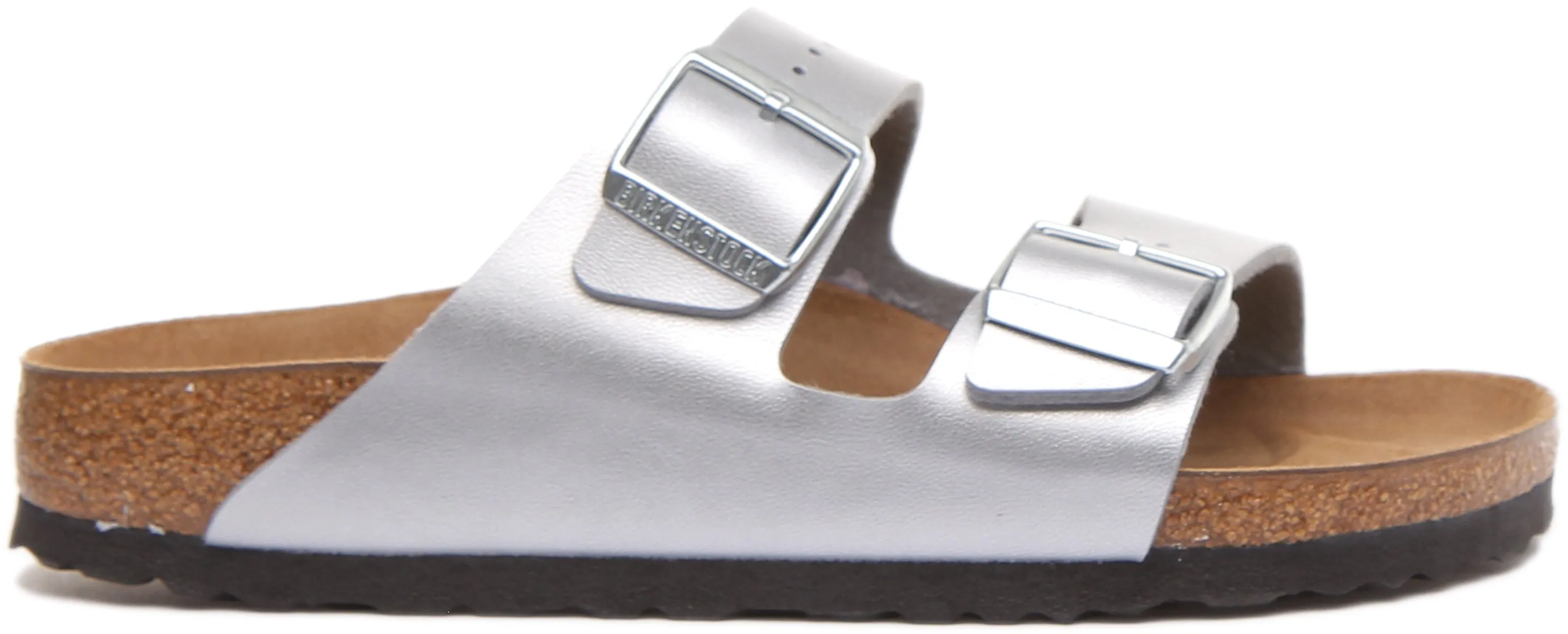 Birkenstock Arizona In Silver For Women | Narrow Fit Shoes Birkenstock