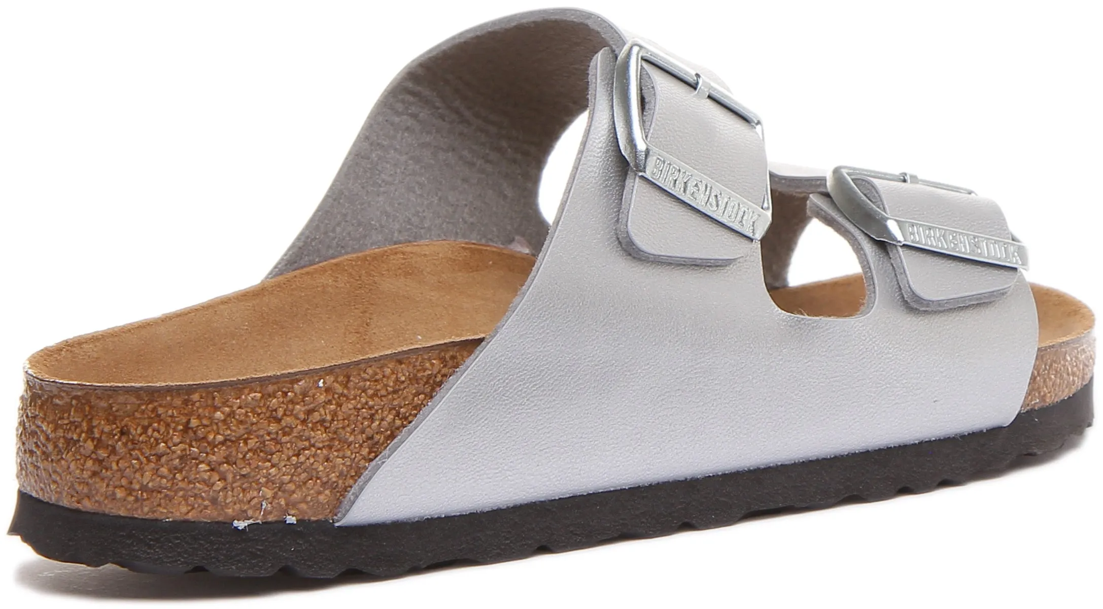 Birkenstock Arizona In Silver For Women | Narrow Fit Shoes Birkenstock