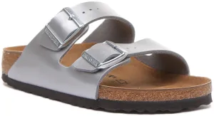 Birkenstock Arizona In Silver For Women | Narrow Fit Shoes Birkenstock