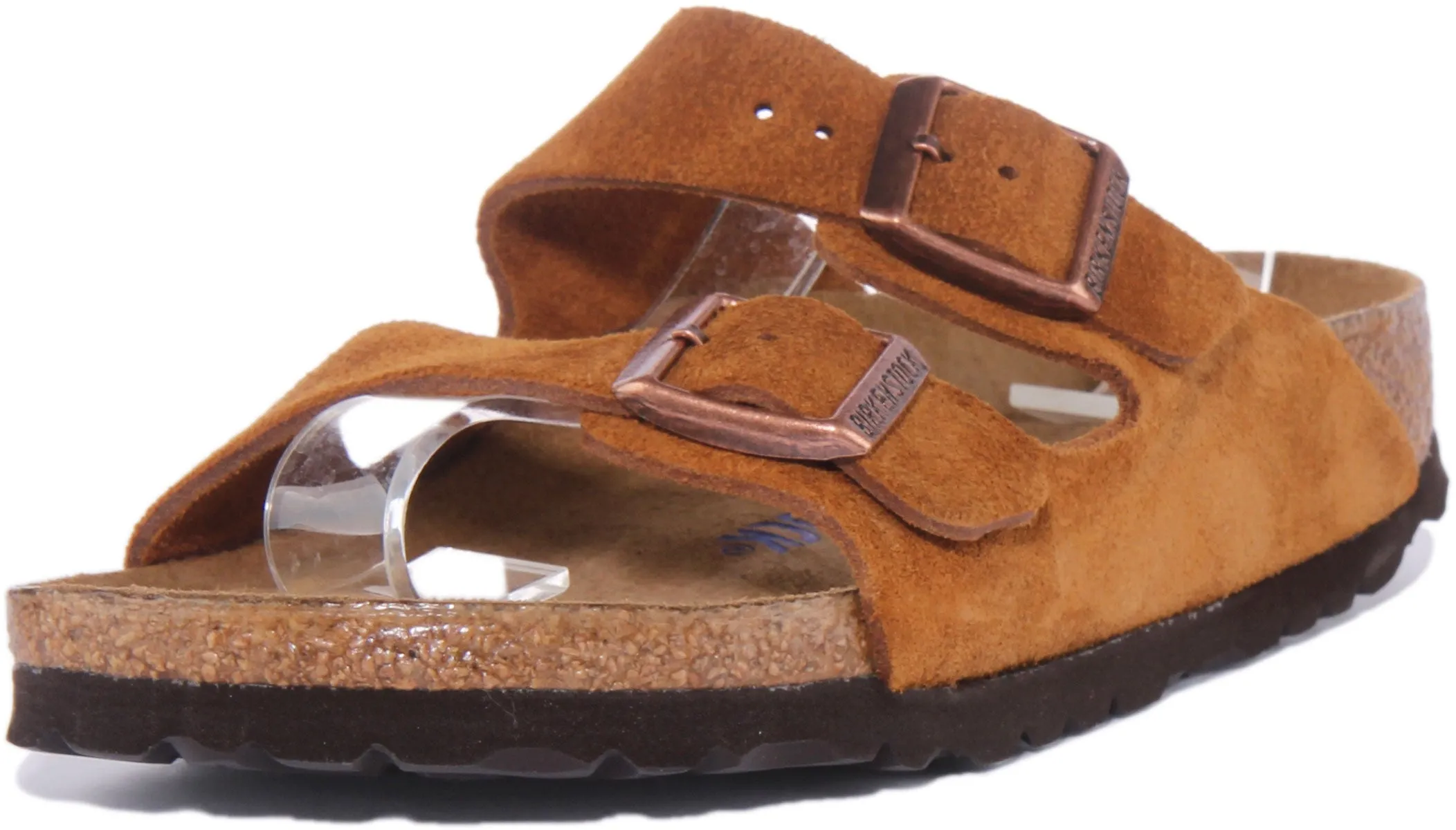 Birkenstock Arizona Sbf In Tan For Women | Narrow Fit Shoes Birkenstock
