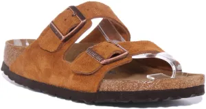 Birkenstock Arizona Sbf In Tan For Women | Narrow Fit Shoes Birkenstock