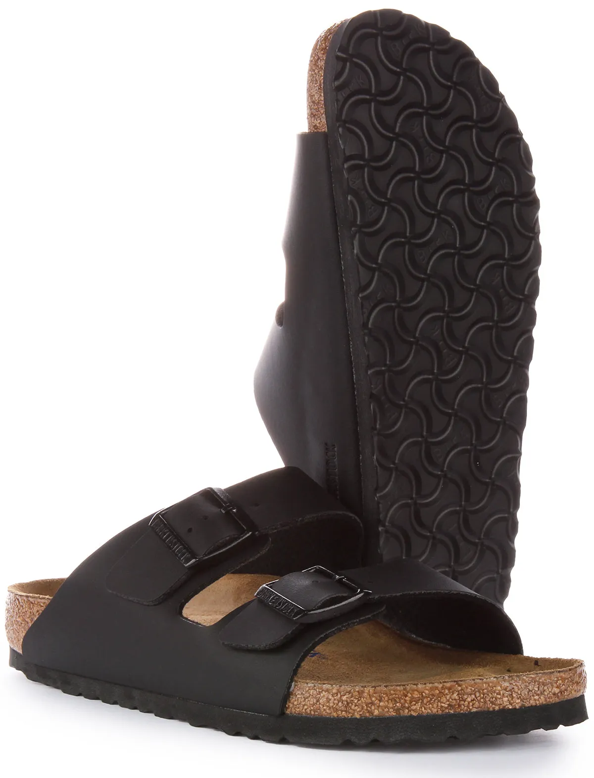 Birkenstock Arizona Soft Footbed In Black | Narrow Fit Shoes Birkenstock