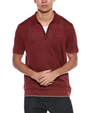 BOSS Hugo Boss Trieste Linen-Blend Polo Sweater