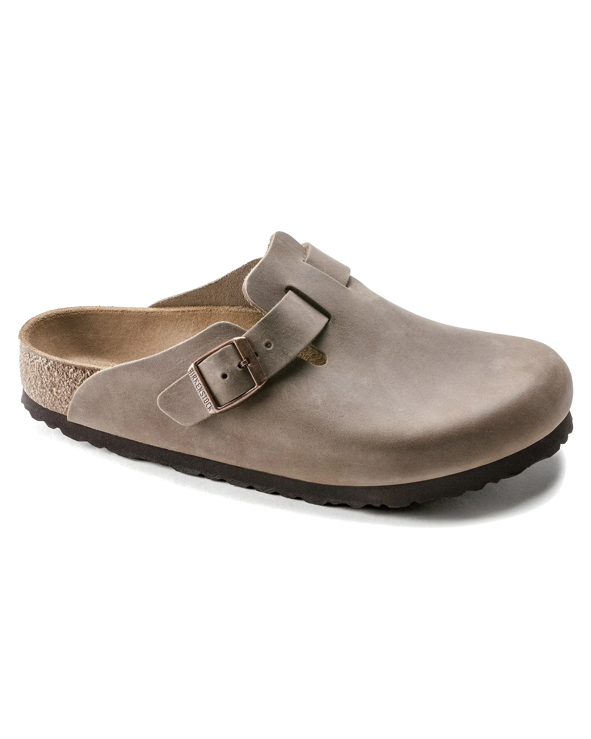 Boston Natural Leather Oiled Sandals in Tobacco Brown