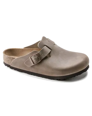 Boston Natural Leather Oiled Sandals in Tobacco Brown