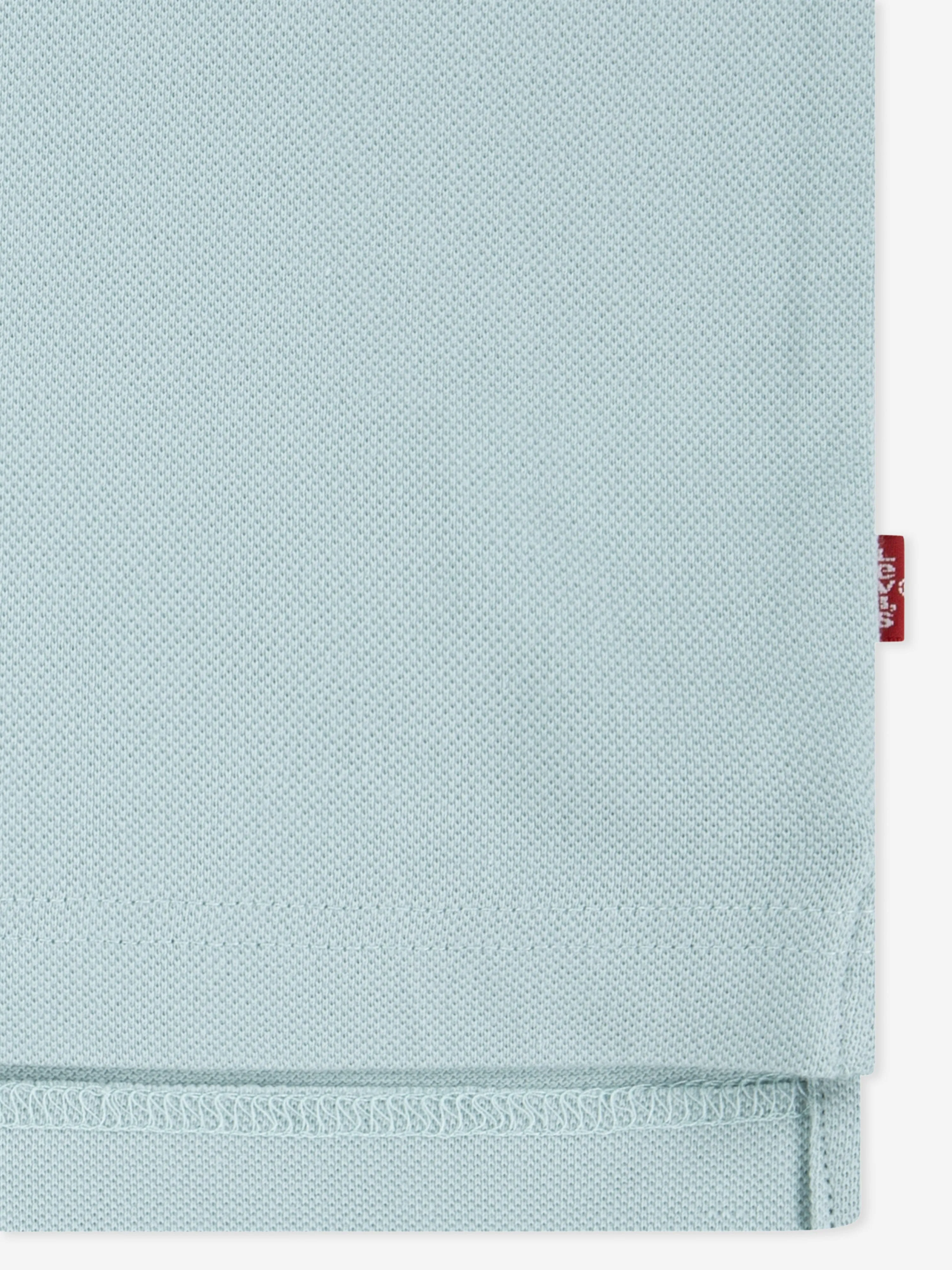 Boys Back Neck Tape Polo Shirt in Green
