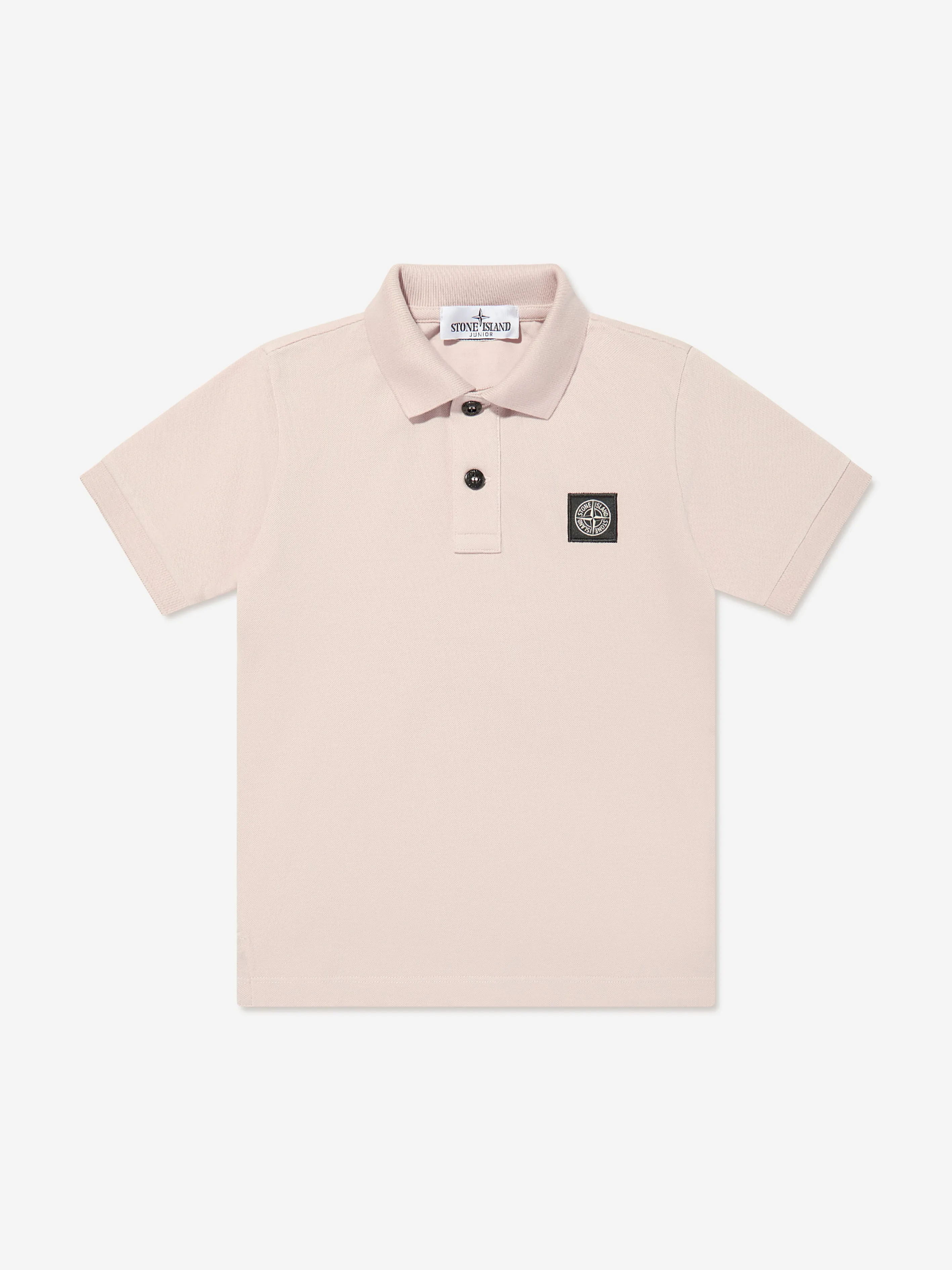 Boys Compass Logo Polo Shirt in Pink