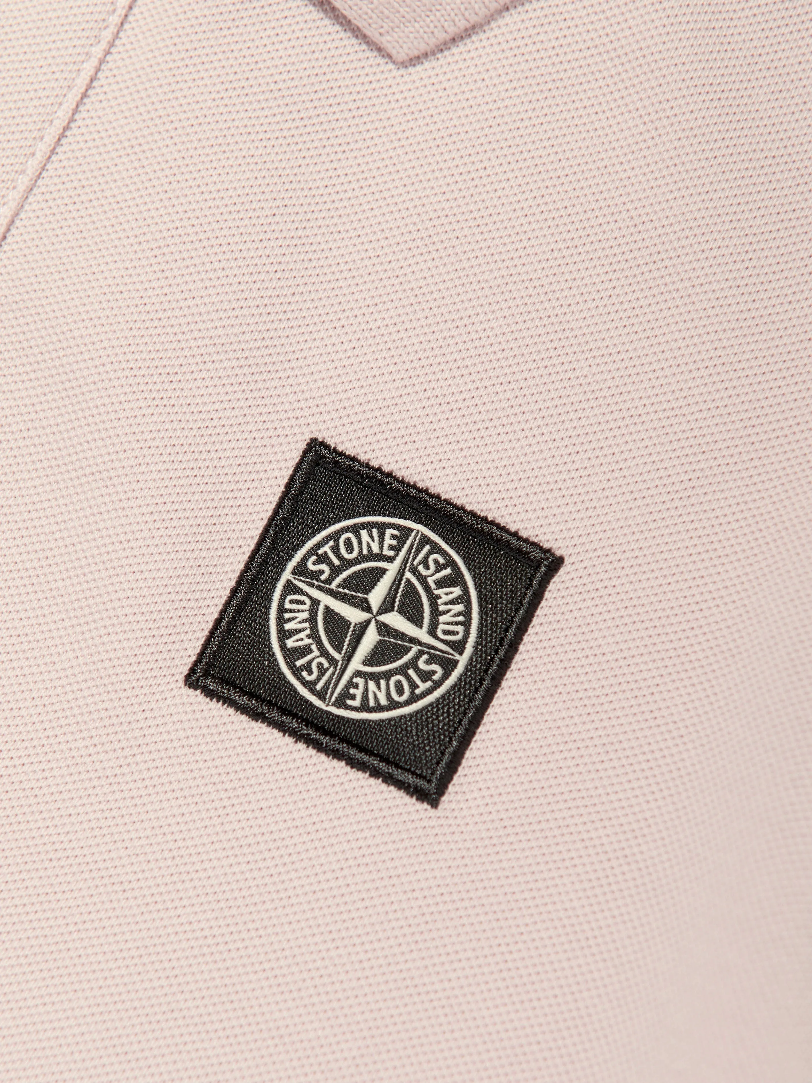 Boys Compass Logo Polo Shirt in Pink