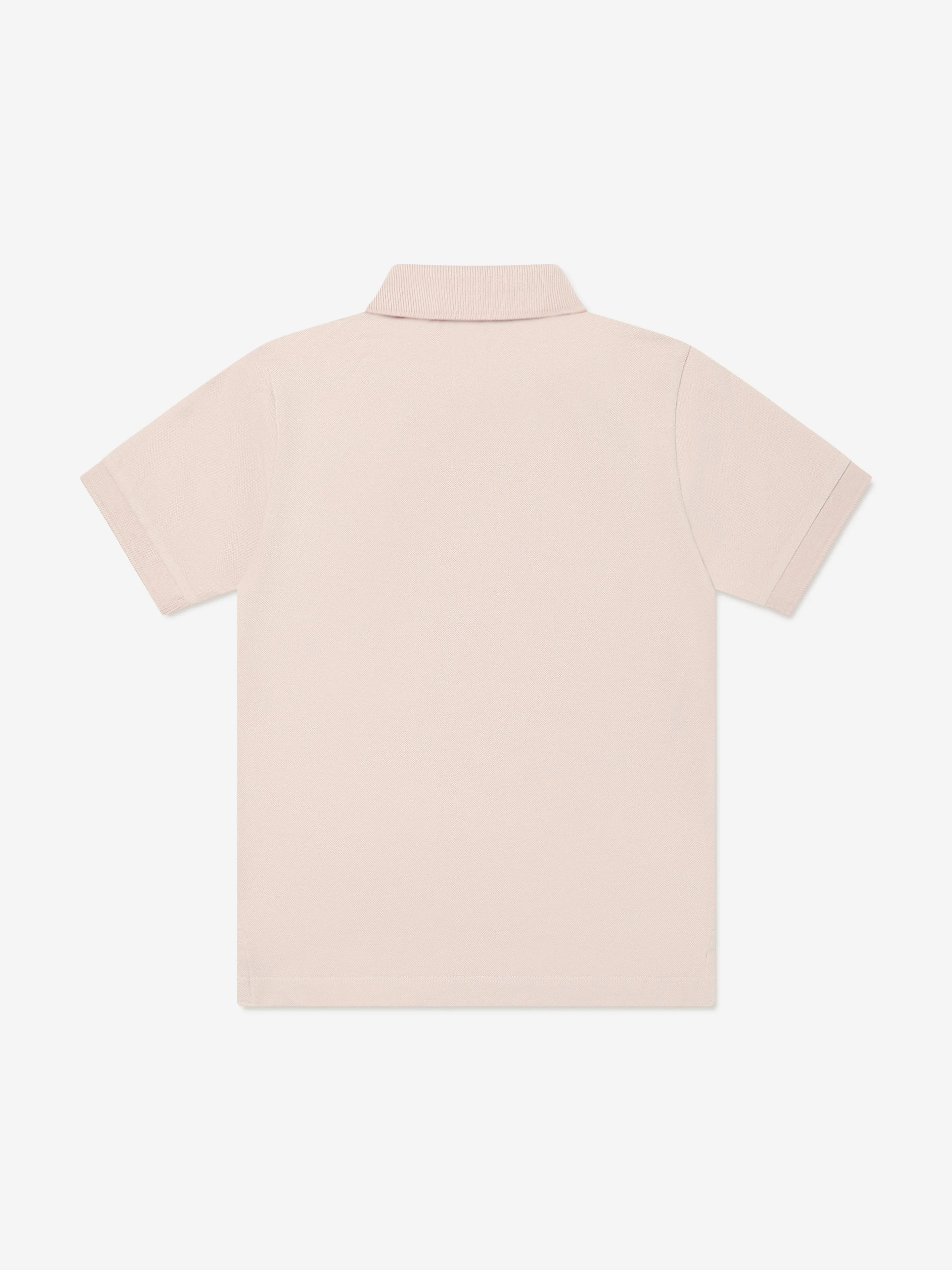 Boys Compass Logo Polo Shirt in Pink