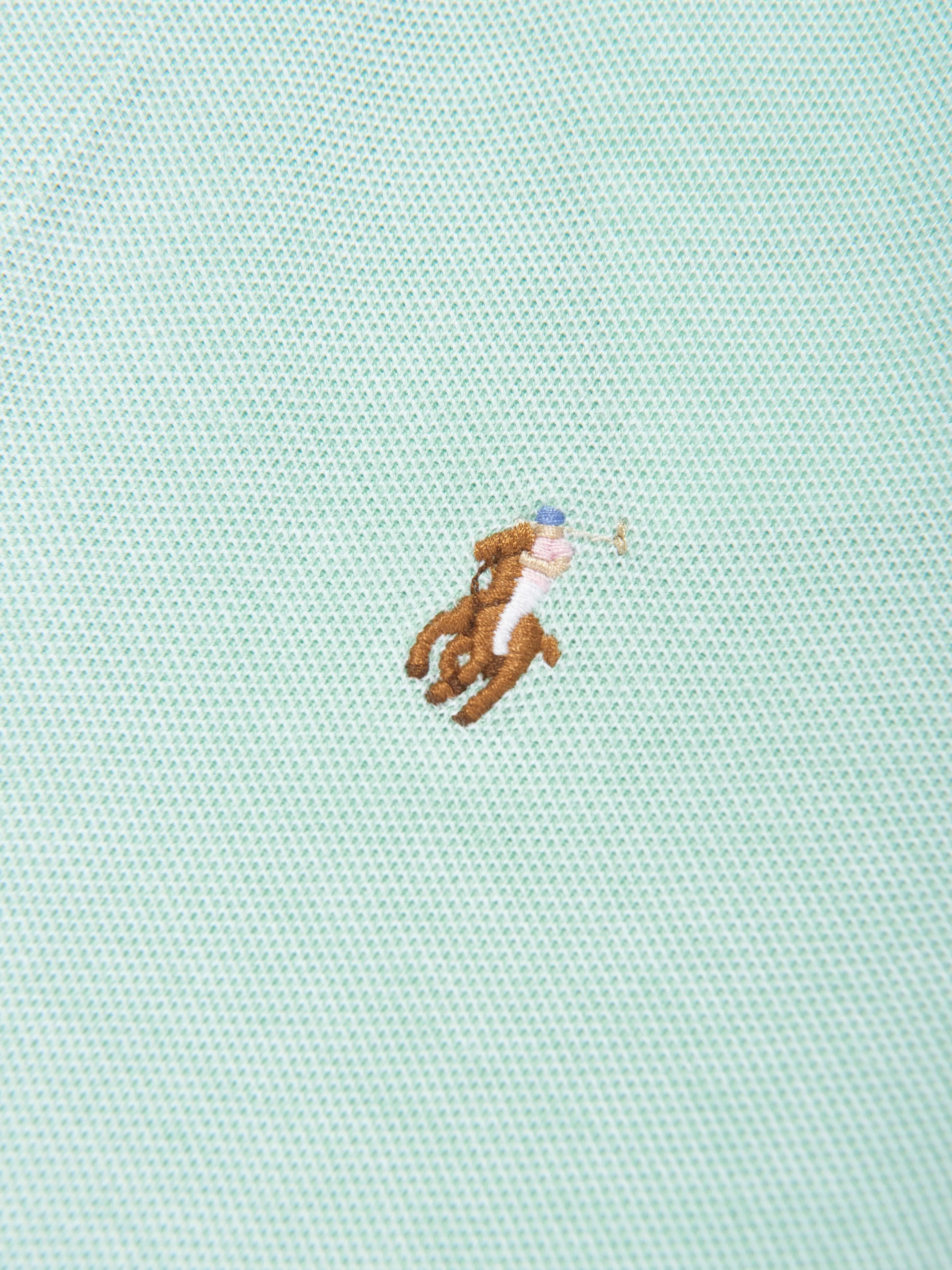 Boys Logo Polo Shirt in Green