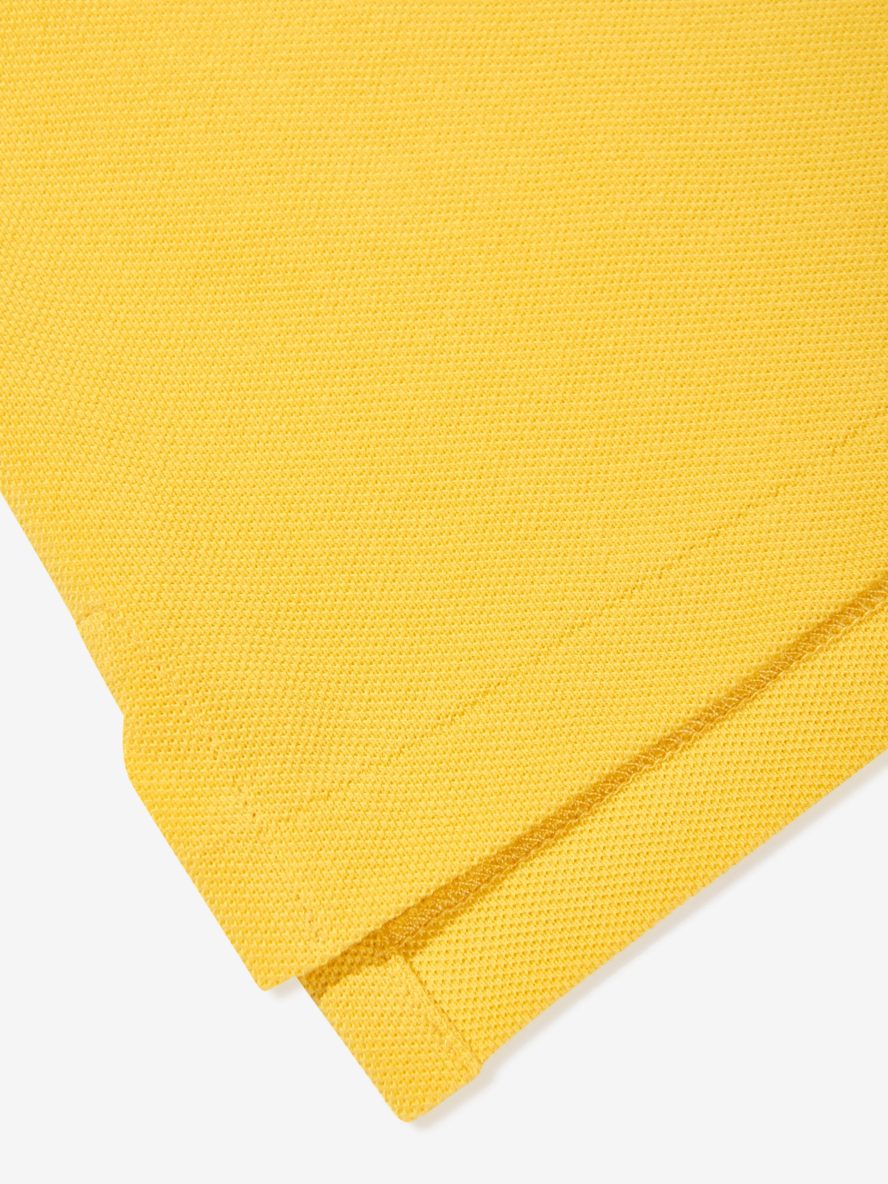 Boys Logo Polo Shirt in Yellow