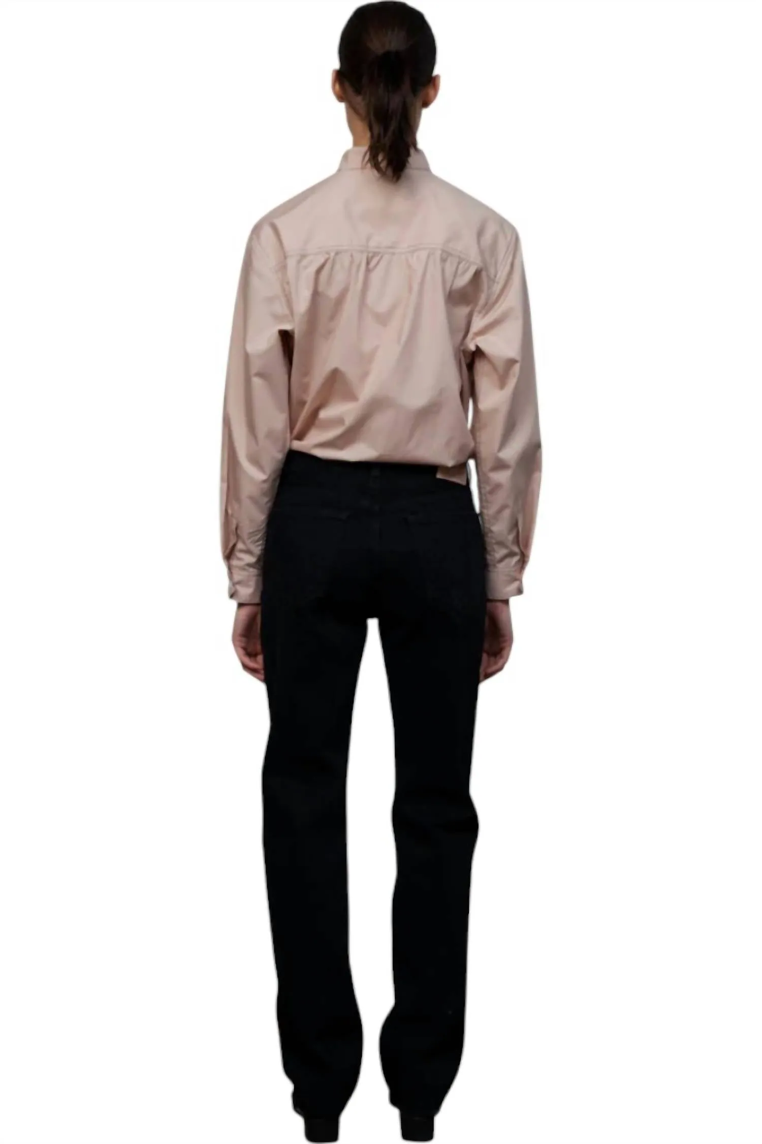 Brit Jeans In Black Rinse Wash