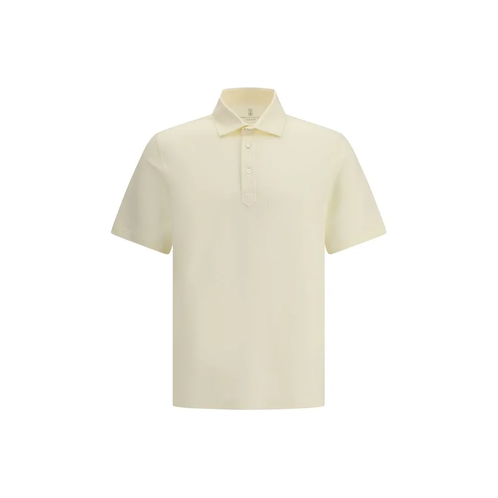 Brunello Cucinelli Monochrome Polo Men's Shirt