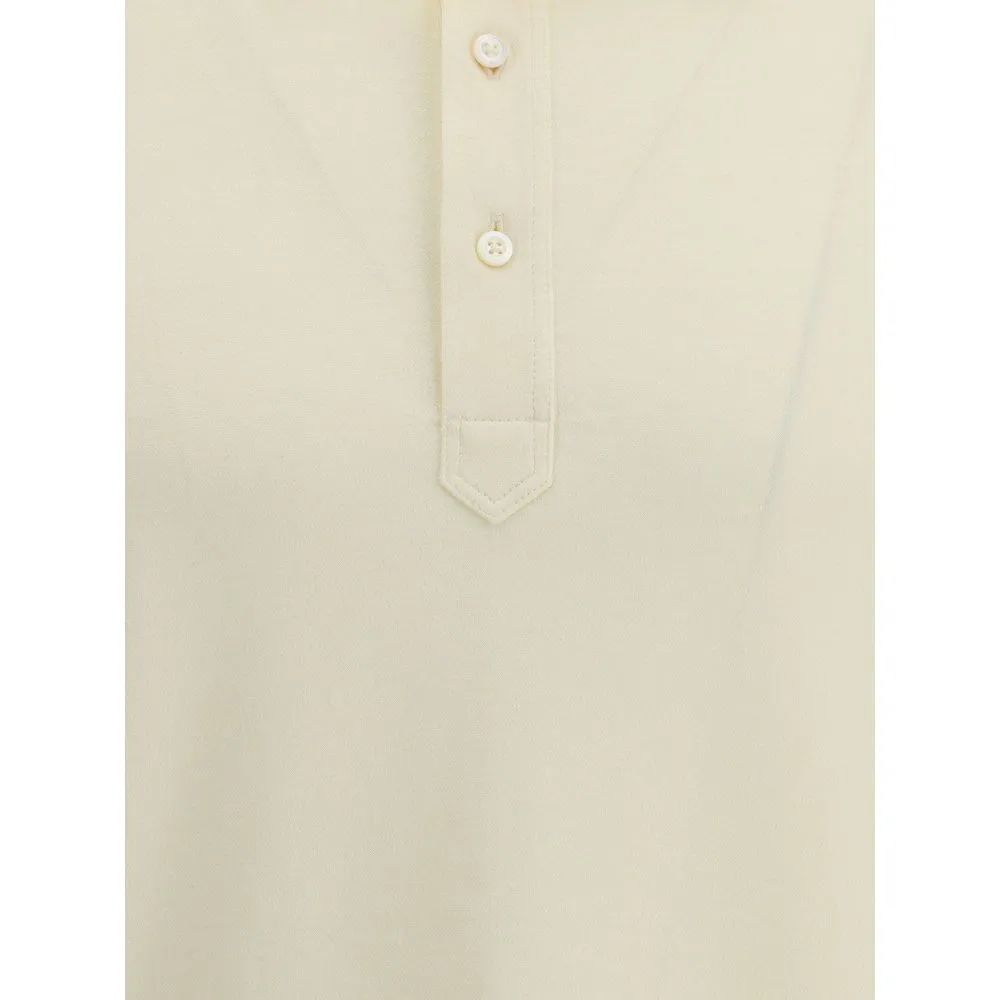 Brunello Cucinelli Monochrome Polo Men's Shirt