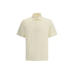 Brunello Cucinelli Monochrome Polo Men's Shirt
