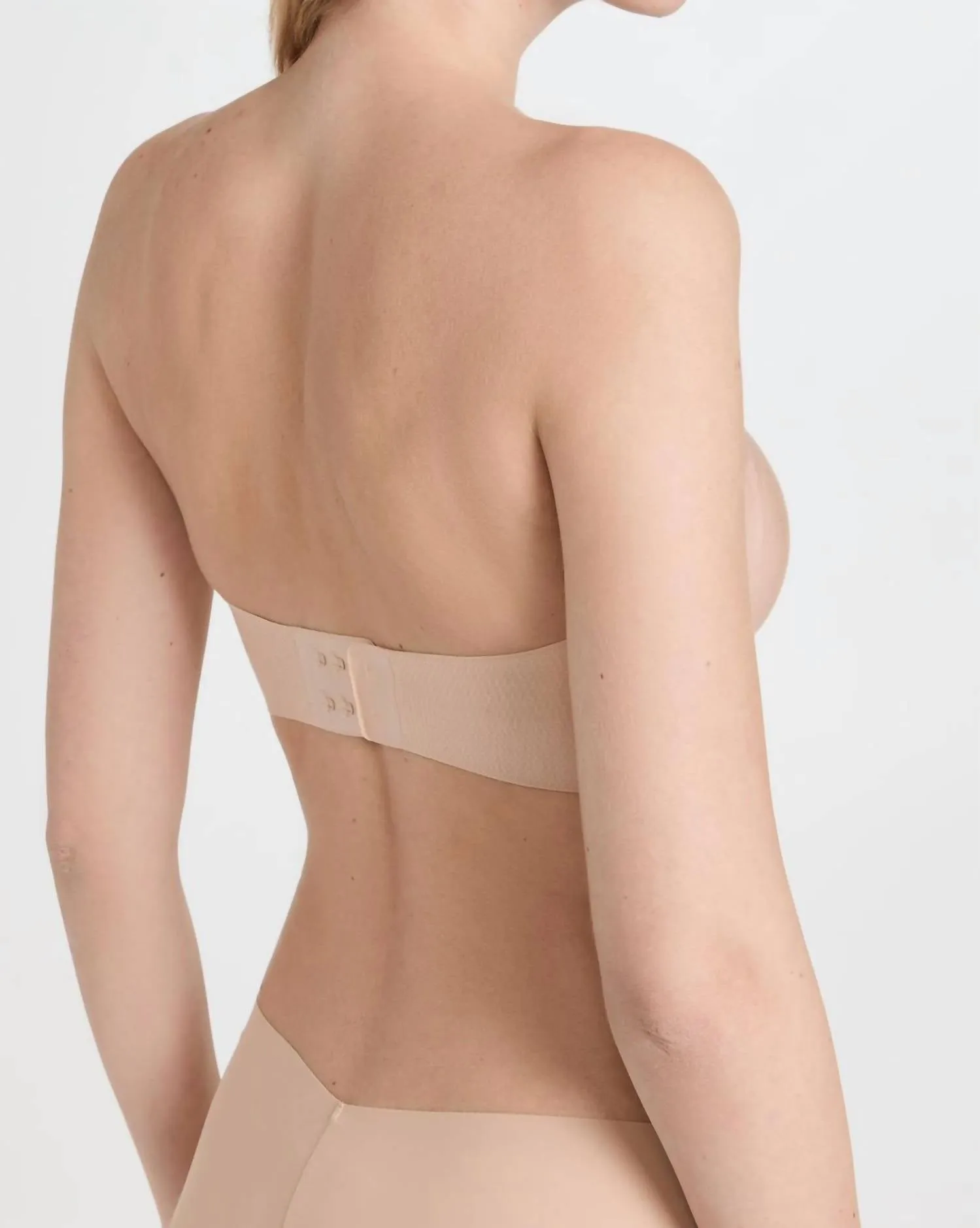 Butter Soft Support Strapless Bralette In Beige