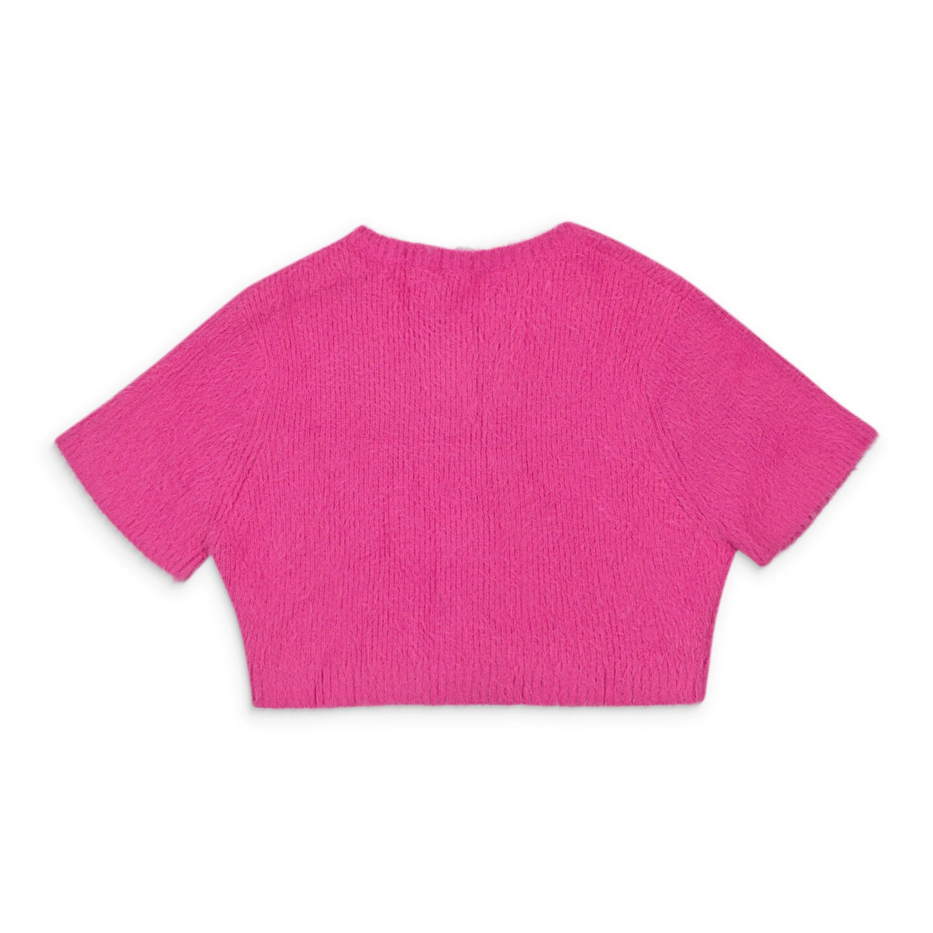 CALLIPYGIAN SS FURRY FUCHSIA CARDIGAN