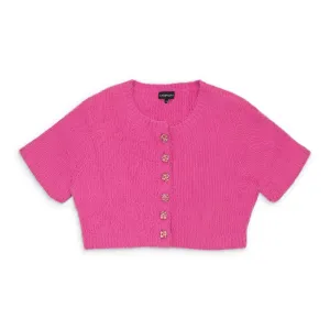 CALLIPYGIAN SS FURRY FUCHSIA CARDIGAN