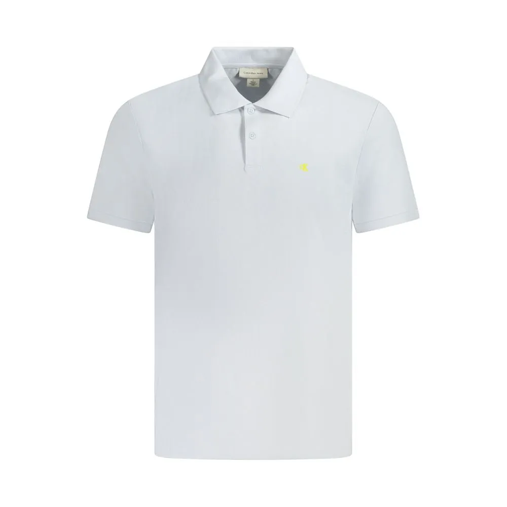 Calvin Klein blue Cotton Polo Men's Shirt