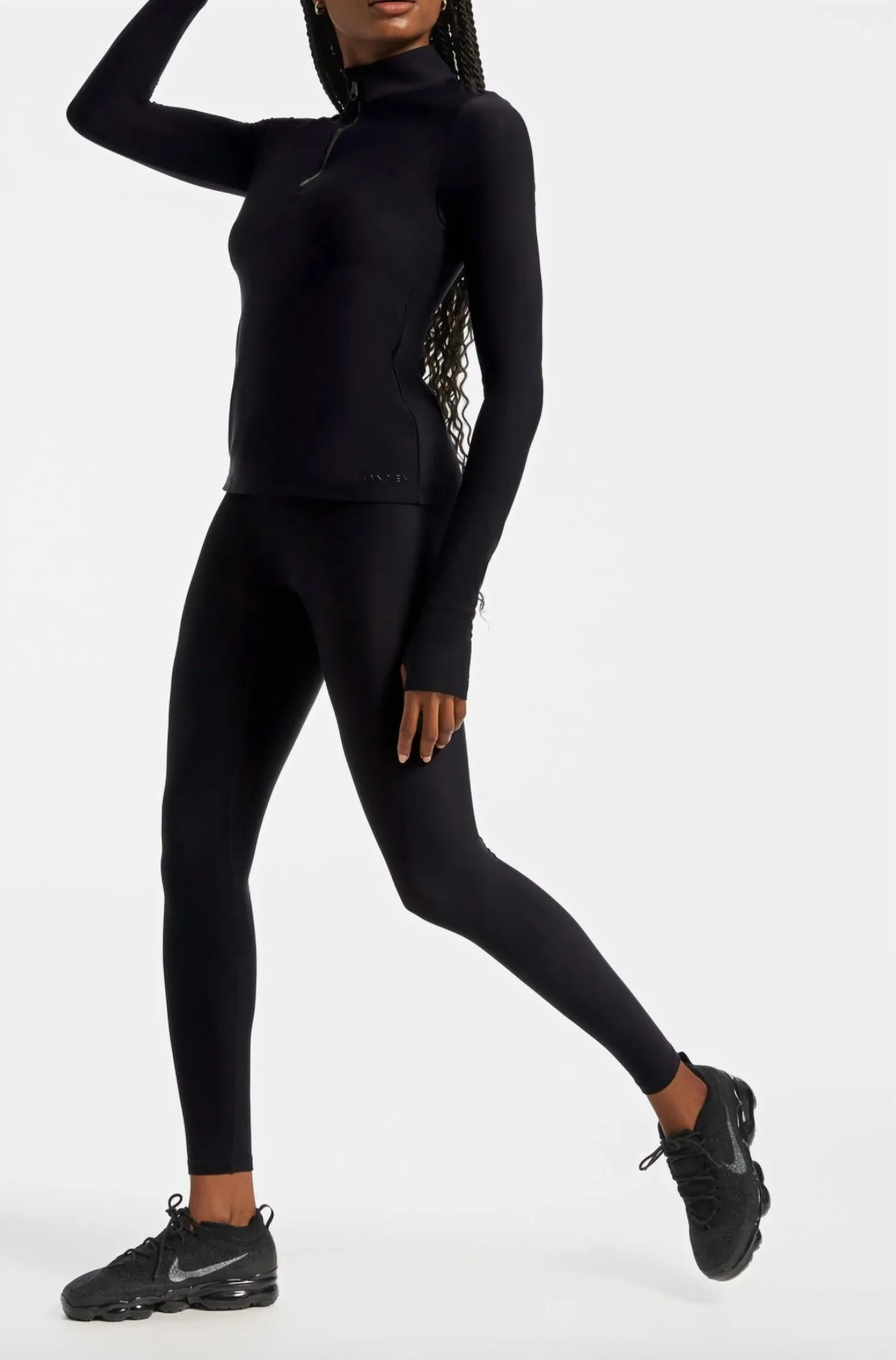 Center Stage Pro Fleece Legging In Black