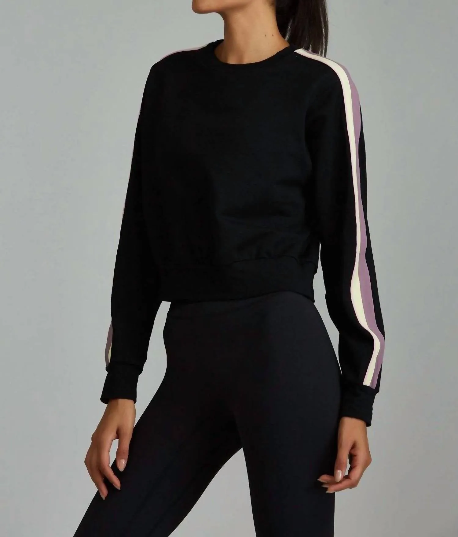 Chase Sweatshirt In Mauve Ivory