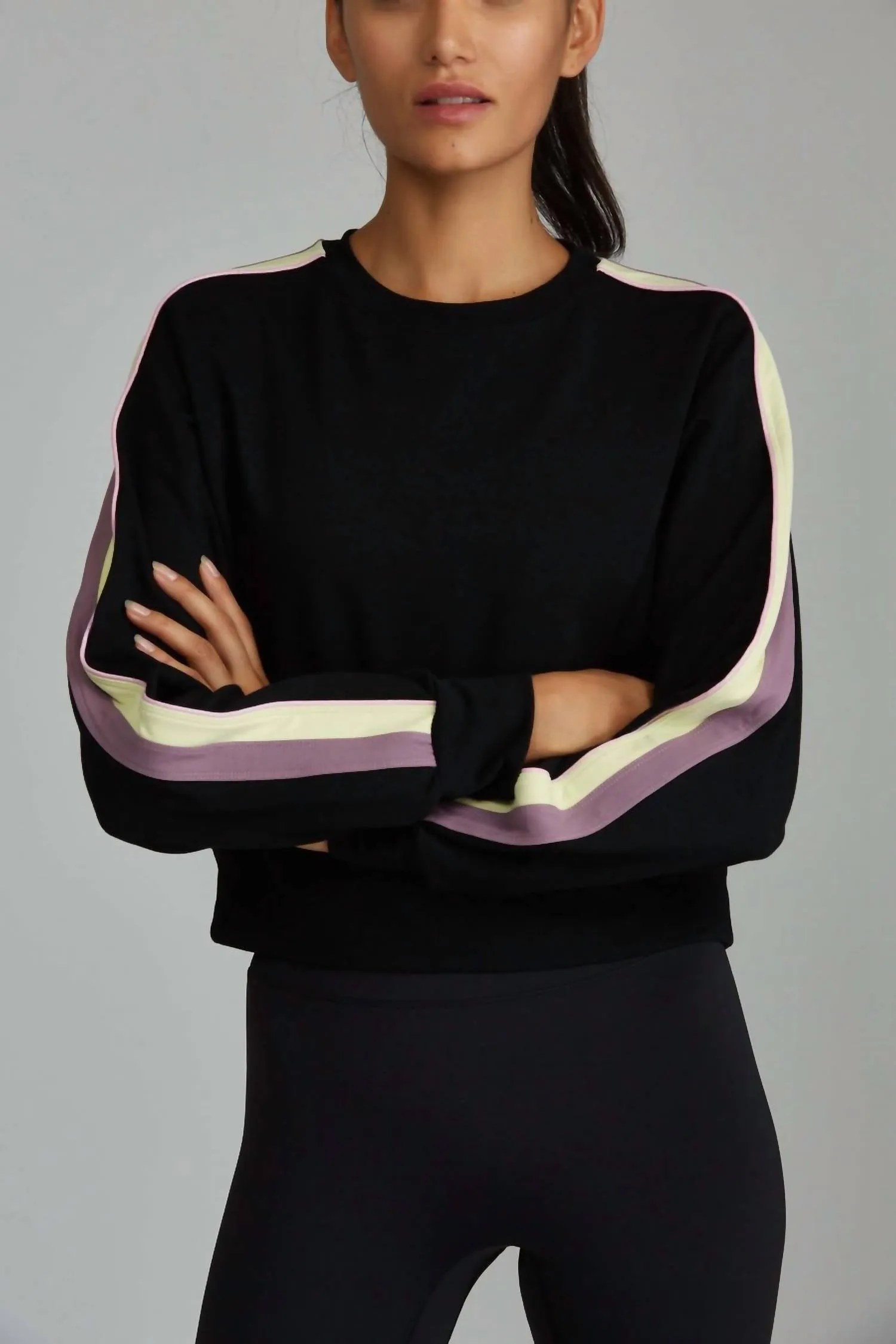 Chase Sweatshirt In Mauve Ivory