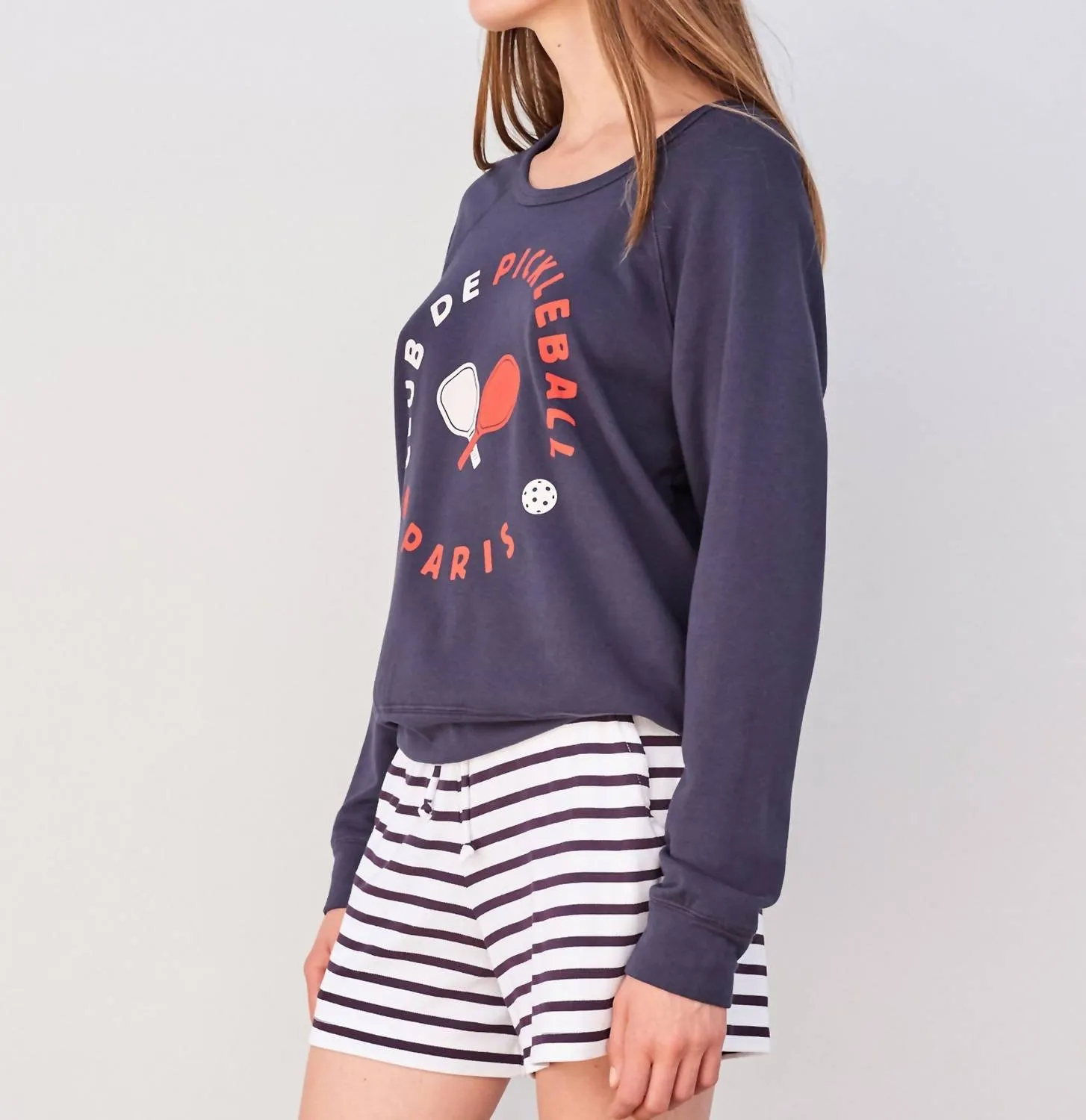 Club Pickleball Sweatshirt In Navy